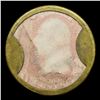 Image 2 : ***Auction Highlight*** Ultra Rare 1862 Gault’s Encased Postage EP-40 w/ Silvering 3c Burnett’s Extr