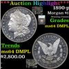 Image 1 : ***Auction Highlight*** 1890-p Morgan Dollar $1 Graded ms64 DMPL By SEGS (fc)