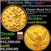 Image 1 : ***Auction Highlight*** 1839 C Charlotte Breen-6150 Gold Classic Head Quearter Eagle $2 1/2 Graded a