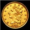 Image 2 : ***Auction Highlight*** 1839 C Charlotte Breen-6150 Gold Classic Head Quearter Eagle $2 1/2 Graded a