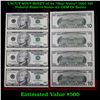Image 1 : ***Auction Highlight*** UNCUT MINT SHEET of 4x *Star Notes* 2003 $10 Federal Reserve Notes All GEM O