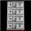 Image 2 : ***Auction Highlight*** UNCUT MINT SHEET of 4x *Star Notes* 2003 $10 Federal Reserve Notes All GEM O