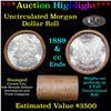 Image 1 : ***Auction Highlight*** 1889 & CC Uncirculated Morgan Dollar Shotgun Roll (fc)