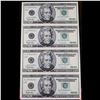 Image 2 : ***Auction Highlight*** UNCUT MINT SHEET of 4x *Star Notes* 1996 $20 Federal Reserve Notes All GEM O