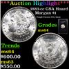 Image 1 : ***Auction Highlight*** 1883-cc GSA Hoard Morgan Dollar $1 Grades Choice Unc (fc)
