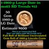 Image 1 : Shotgun Lincoln 1c roll, 1960-p Large Date 50 pcs Brandt Wrapper Grades