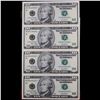Image 2 : ***Auction Highlight*** UNCUT MINT SHEET of 4x *Star Notes* 2003 $10 Federal Reserve Notes All GEM O