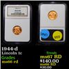 Image 1 : NGC 1944-d Lincoln Cent 1c Graded ms66 rd By NGC