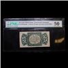 Image 2 : Third Issue 25c Fractional Currency FR-1294 SPNMB Green Back Specimen Graded au50 BY PMG