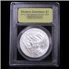 Image 2 : 2012-p Star Spangled Banner Modern Commem Dollar $1 Graded ms70, Perfection by USCG