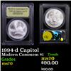 Image 1 : 1994-d Capitol Modern Commem Dollar $1 Graded ms70, Perfection by USCG