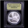 Image 2 : 1994-d Capitol Modern Commem Dollar $1 Graded ms70, Perfection by USCG