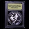 Image 2 : Proof 1994-S World Cup Modern Commem Dollar $1 Graded GEM++ Proof Deep Cameo by USCG