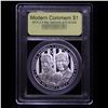 Image 2 : Proof 2013-P 5-Star Generals Marshall & Eisenhower Modern Commem Dollar $1 Graded GEM++ Proof Deep C