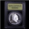 Image 2 : Proof 1990-P Eisenhower Modern Commem Dollar $1 Graded GEM++ Proof Deep Cameo by USCG