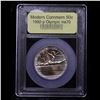 Image 2 : 1992-p Olympics Modern Commem Half Dollar 50c Graded ms70, Perfection by USCG
