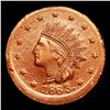 Image 2 : 1863 Indian F-63-443a R4 Civil War Token 1c Grades Select AU