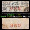 Image 1 : 1858 $1 MACOMB COUNTY, Mt.CLEMENS, STATE MICHIGAN Confederate Currency Grades vf++