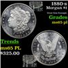 Image 1 : 1880-s Morgan Dollar $1 Grades GEM Unc PL