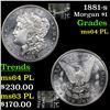 Image 1 : 1881-s Morgan Dollar $1 Grades Choice Unc PL