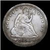 Image 2 : 1853-p Arrows & Rays Seated Liberty Quarter 25c Grades vf++