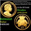 Image 1 : Proof 2002 Queen Elizabeth II $20 British Virgin Islands Gold Year oF The Teddy Bear Grades GEM++ Pr