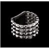 Image 1 : 0.24 ctw Diamond Ring - 14KT White Gold