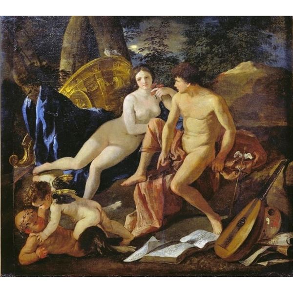 Nicolas Poussin - Venus and Mercury