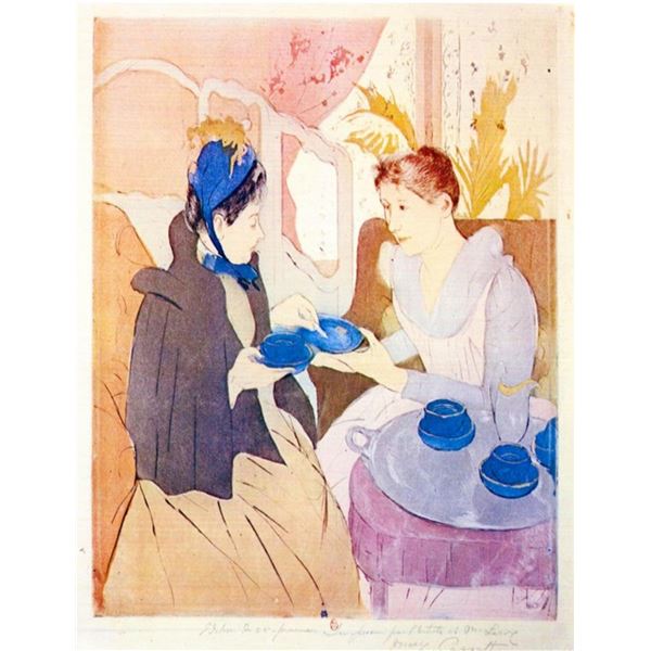 Mary Cassatt - Tea In The Afternoon