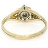 Image 6 : Antique 14kt Yellow and White Gold 0.30 ctw Diamond Solitaire Ring