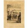 Image 3 : Early Texas Art, etching, The Alamo