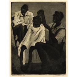 BLANCE MCVEIGH, Early Texas Art, etching