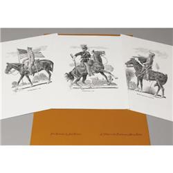 JOSE CISNEROS, Early Texas Art etchings
