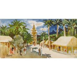 MILFORD ZORNES, Early Texas Art, w/c