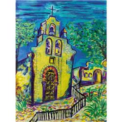 DAHLIA WOODS, Texas Art, acrylic/canvas