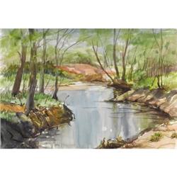 CATHERINE MCKINLEY SMITH, Early Texas w/c