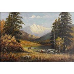 W. R. THRASHER, Early Texas Art, o/c