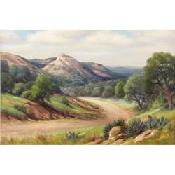 DOLLIE NABINGER, Early Texas Art, o/cb