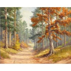 DOLLIE NABINGER, Early Texas Art, o/cb