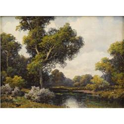 A. D. GREER, Early Texas Art, o/c, 1963