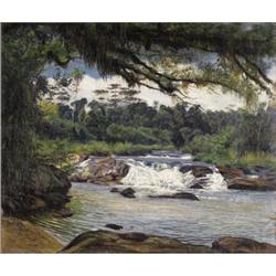 FREDERICK BECKER, Early Texas Art, o/c