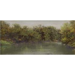 FRANK REAUGH, Early Texas Art, pastel