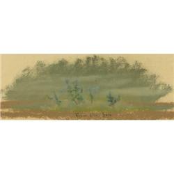 FRANK REAUGH, Early Texas Art, pastel