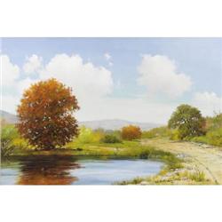 WILLIAM SLAUGHTER, Early Texas Art, o/c