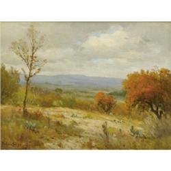 PORFIRIO SALINAS, Early Texas Art, o/c, 1954