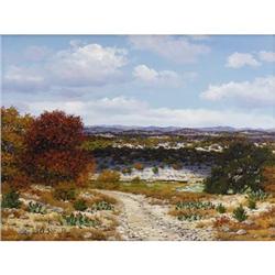 WILLIAM SLAUGHTER, Early Texas Art, o/c