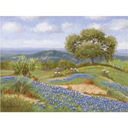 HUGO HERBECK, Early Texas Art, o/c