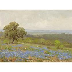 PORFIRIO SALINAS, Early Texas Art, o/wood