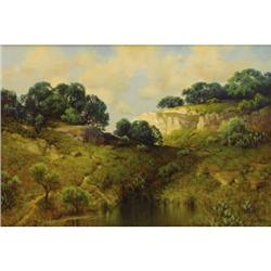 A. D. GREER, Early Texas Art, oil/canvas