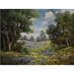 JERRY MALZAHN, Texas Art, oil/masonite